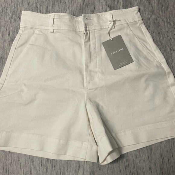 Brand New EVERLANE The Way-High® Twill Short  Size 6 - Picture 3 of 3